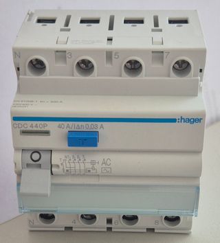 Interruptor Diferencial Hager CDC 440P 40A 30MA