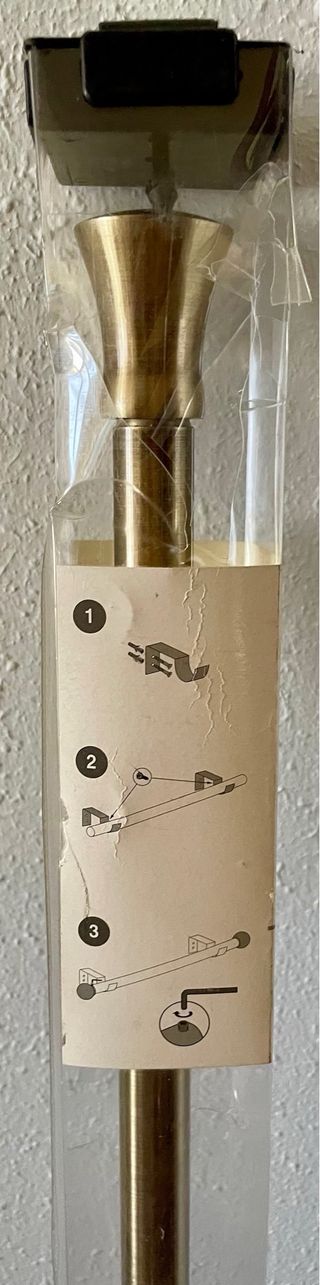 Barra cortina metalica extensible - 120-210cm