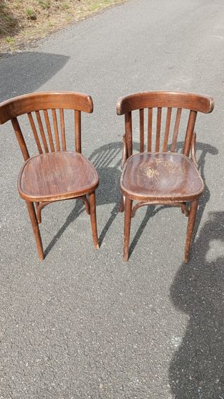PACK DE 2 SILLAS ESTILO THONET 