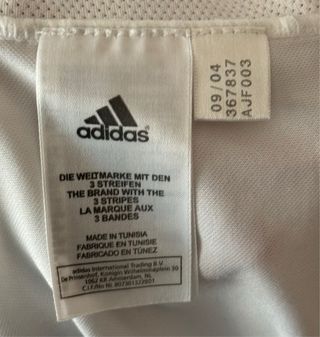 Camiseta Real Madrid Raúl Adidas vintage 2000s