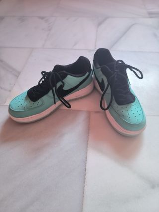 Nike Air Force 1 - turquesa