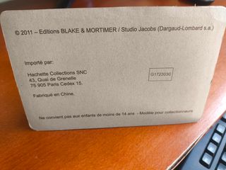 Blake y Mortimer. Coche jaguar de El asunto Fr. Bl