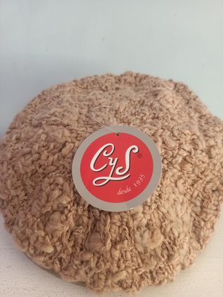 Boina Costa y Soler beige en lana