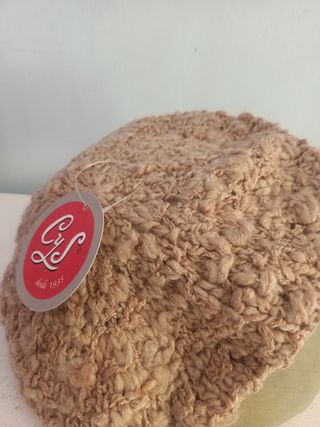 Boina Costa y Soler beige en lana