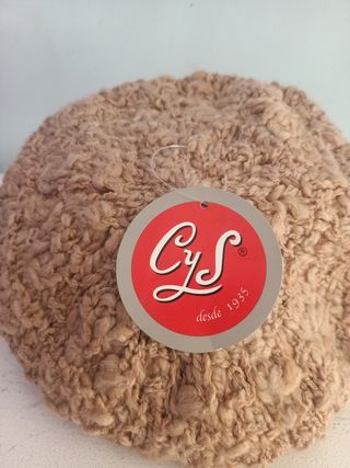 Boina Costa y Soler beige en lana