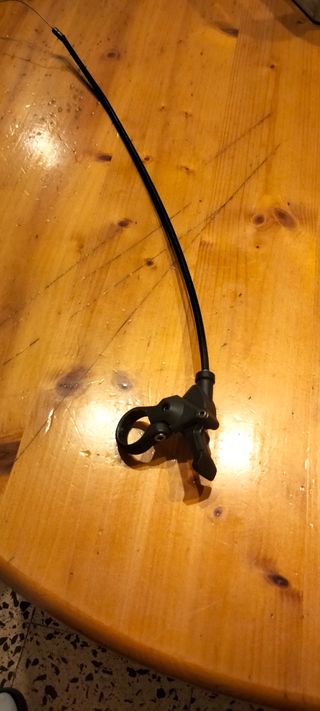 Pulsador bloqueo horquilla