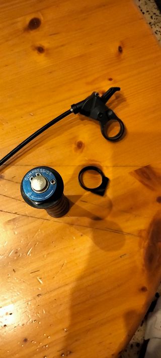 Pulsador bloqueo horquilla