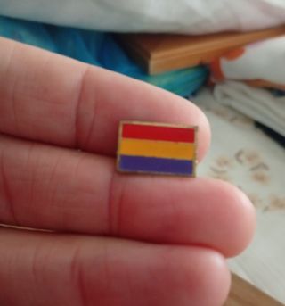 Insignia vintage Bandera República Española