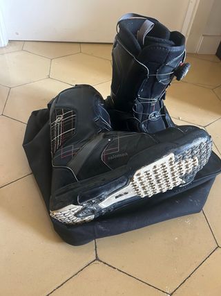 Tabla Snow Burton: tabla, fijaciones, botasy bolsa