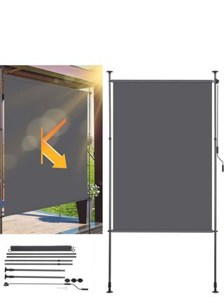 Toldo vertical ajustable 200x270cm - sin estrenar