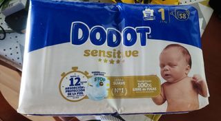 Dodot Sensitive Talla 1 (58 pañales)