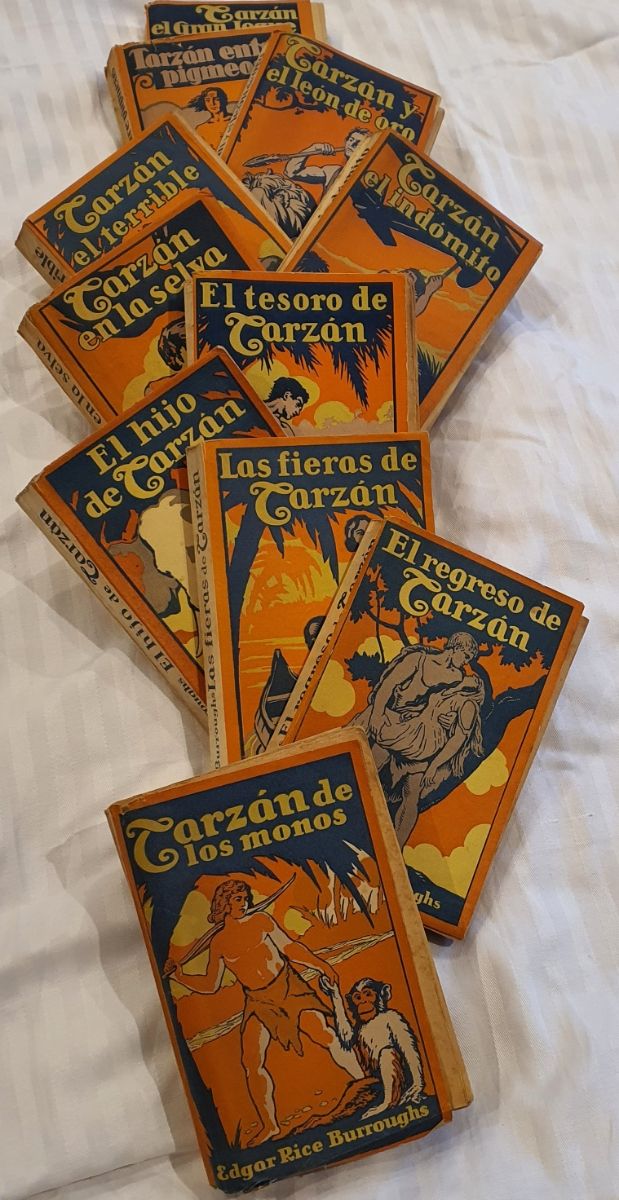 Colección completa de libros de Tarzan.