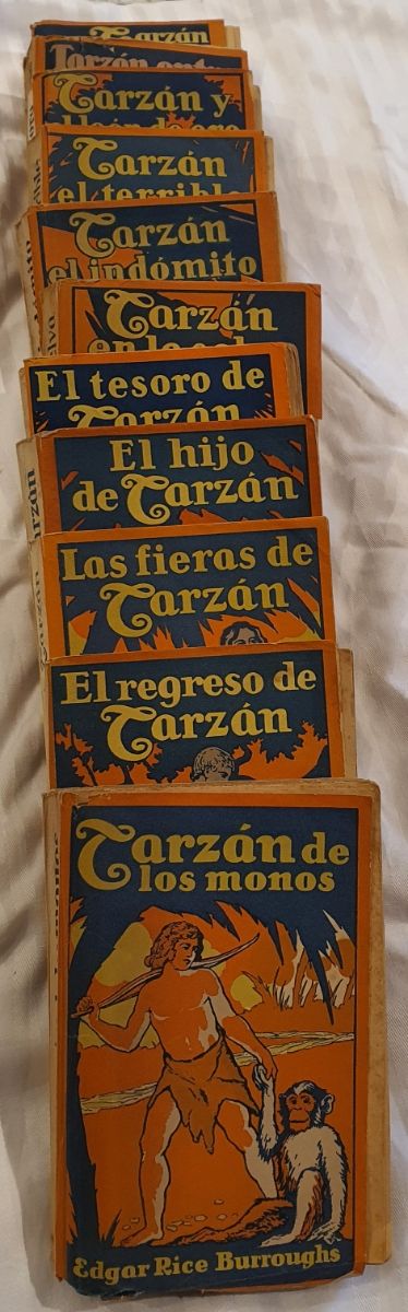 Colección completa de libros de Tarzan.