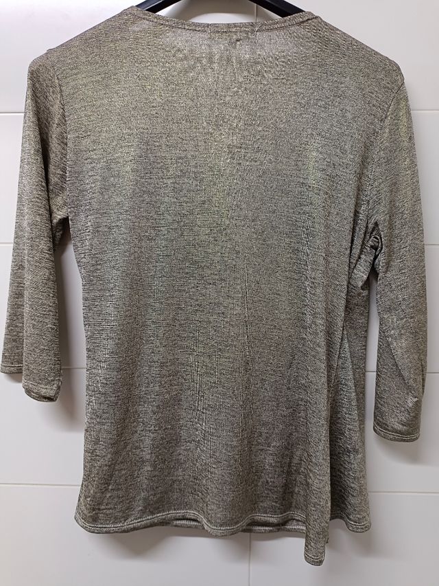 Blusa dorada Festa XL