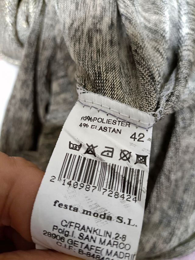 Blusa dorada Festa XL