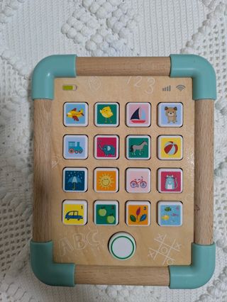 Tablet madera sonidos niños