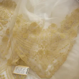 Traje alicantina/ fallera rojo-dorado