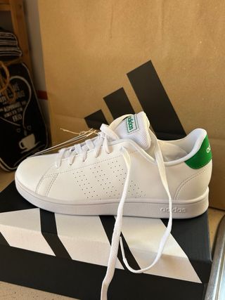 Zapatillas Adidas Advantage K blancas
