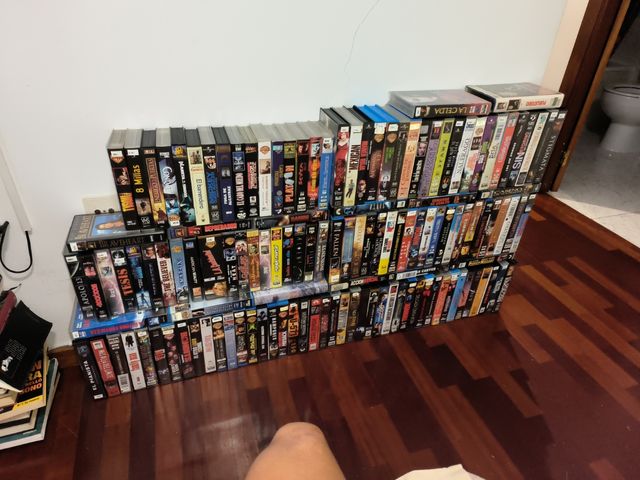Collezione 126 film VHS: azione, teatro, ecc.