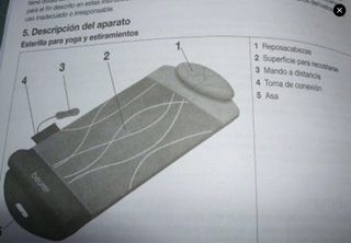 Esterilla yoga Beurer MG 280 estiramientos masaje 