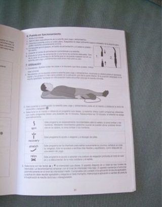 Esterilla yoga Beurer MG 280 estiramientos masaje 