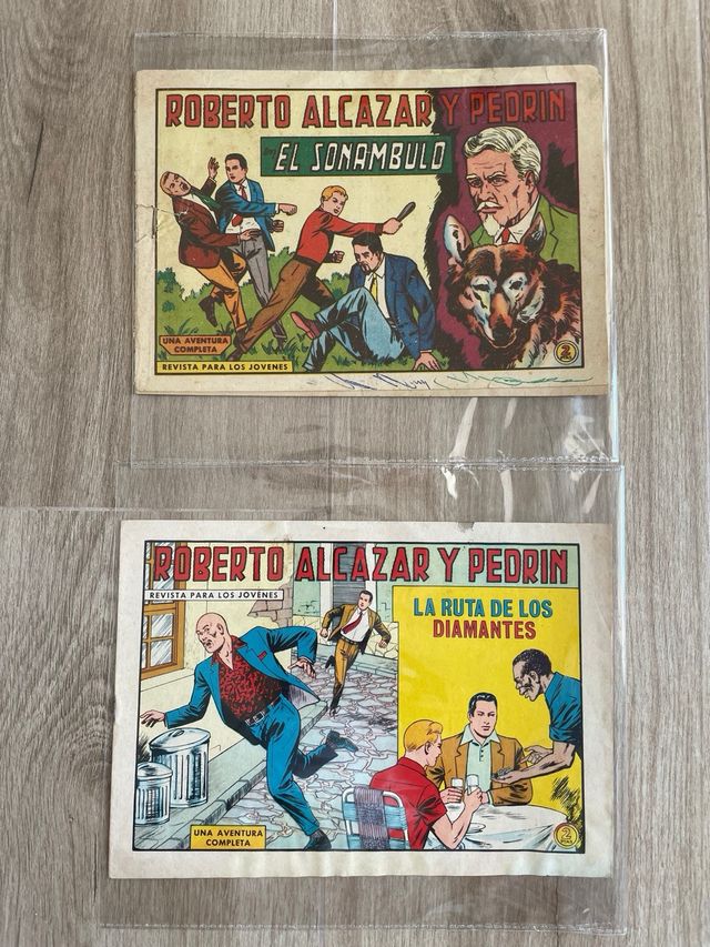 6 comics Roberto Alcazar y Pedrin