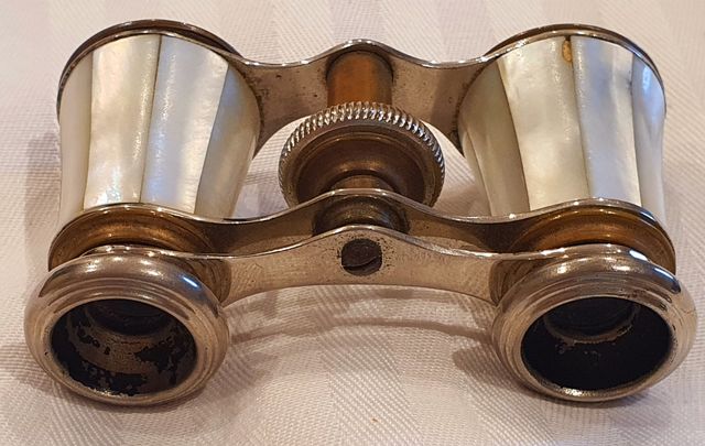 Prismáticos ópera nácar antiguos