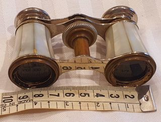Prismáticos ópera nácar antiguos