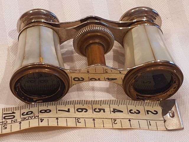 Prismáticos ópera nácar antiguos