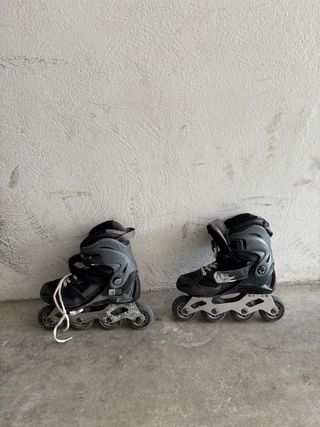 Patines de ruedas para niños+protección+mochila