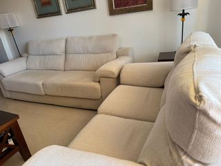Sofá 3+2 plazas beige