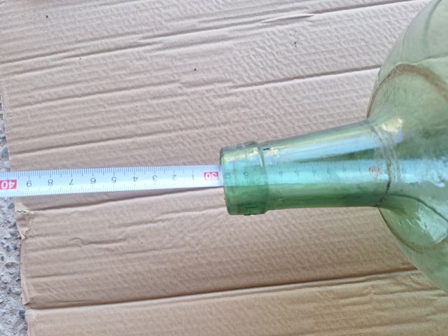 Damajuana vidrio verde