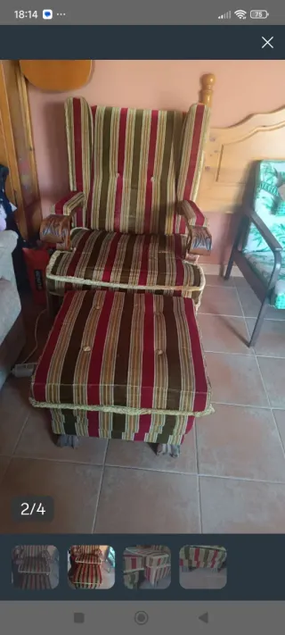 Sofá cama sin uso oportunidad!Con sillón de regalo