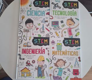 Pack 4 libros infantiles STEM 