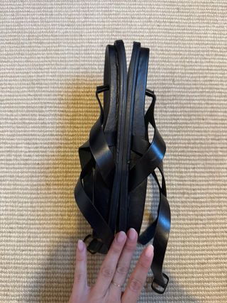 Sandalias Mango negras, talla 39