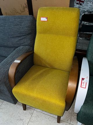 Sillón amarillo - Madera - Nuevo