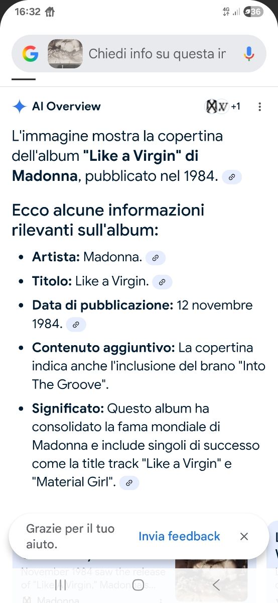 Cassetta da collezione  Madonna - Like a Virgin