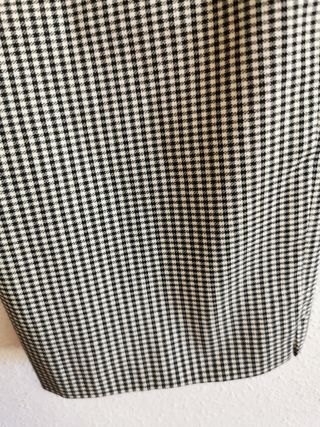 Pantalón Zara -  XL - blanco y negro