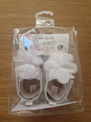 Sandali bianchi bimba Prenatal 17/18