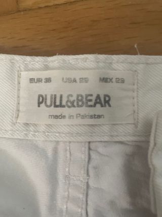 Shorts vaqueros blancos rotos