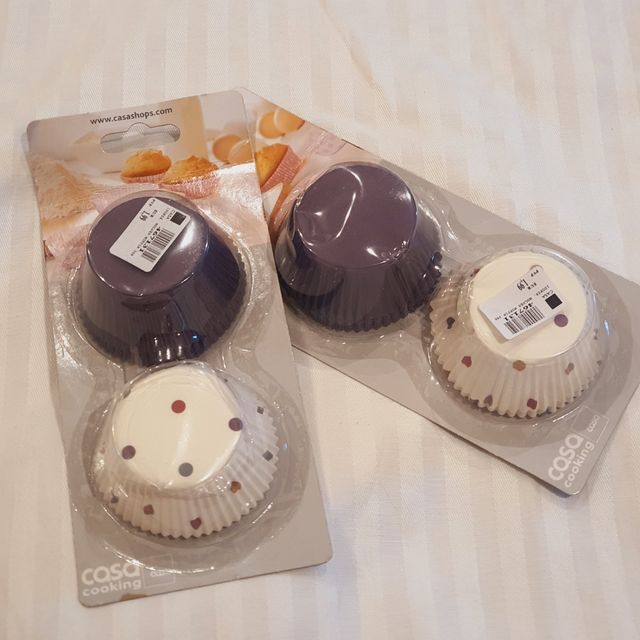 2x Cajas de bases para magdalenas