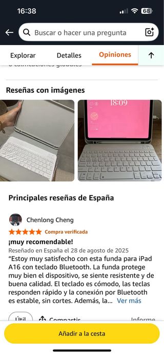 Funda teclado iPad AGARELE 11/10