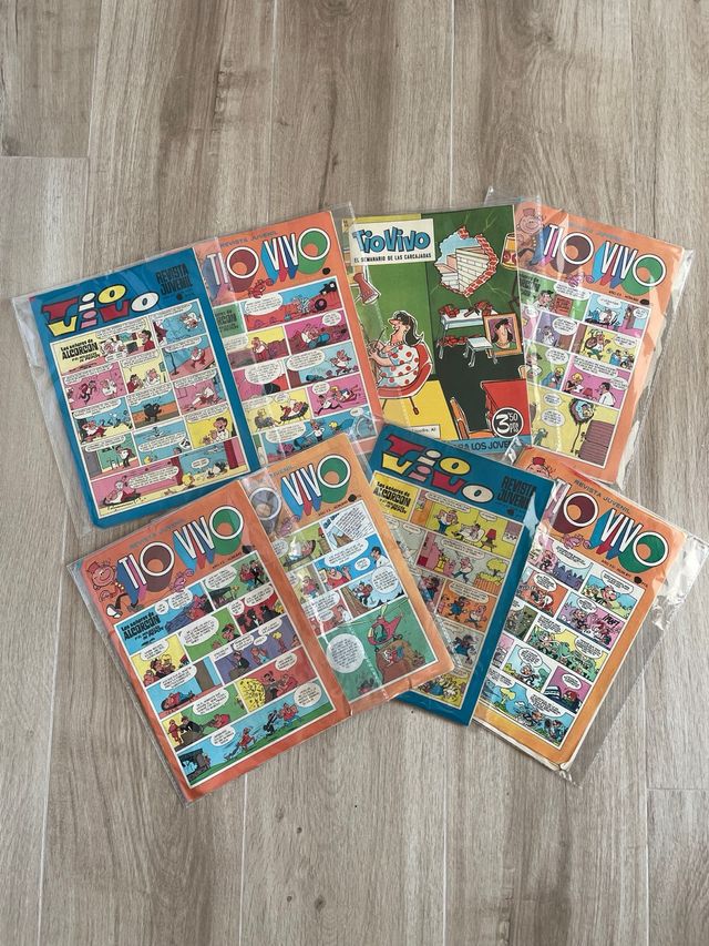 8 Revistas Tío Vivo antiguas