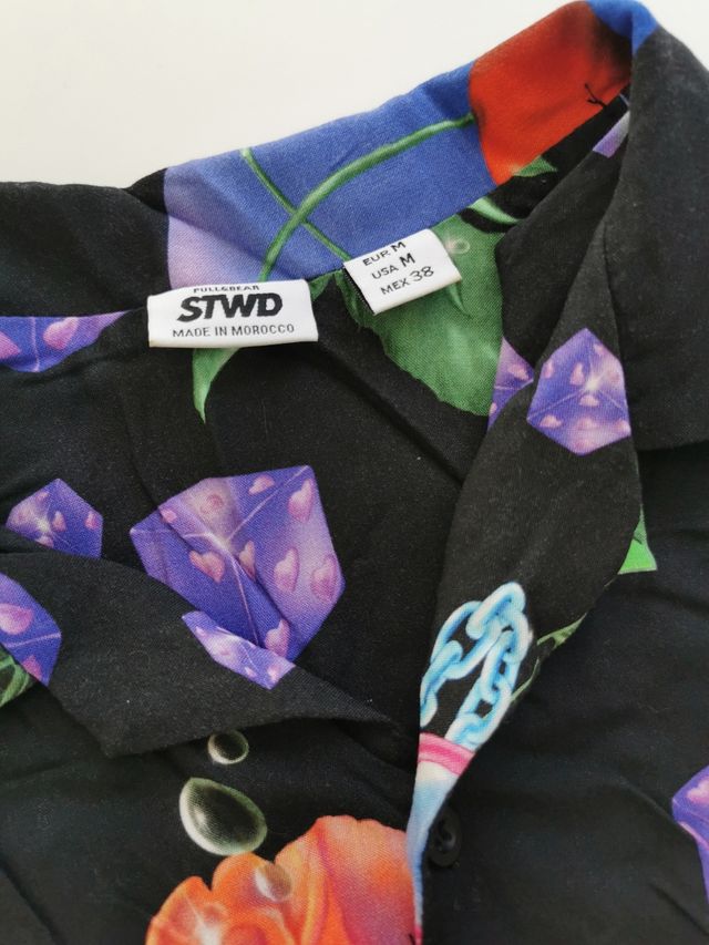 Camisa STWD multicolor talla M