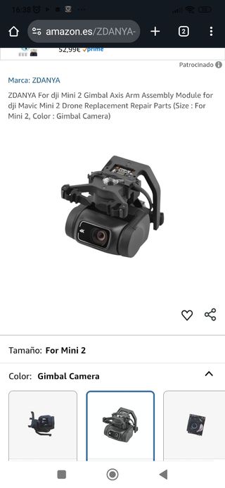 ZDANYA Gimbal para DJI Mini 2
