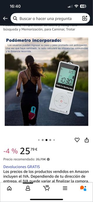 Radio Portátil FM Yonars