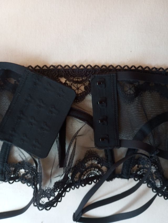 Sujetador negro encaje