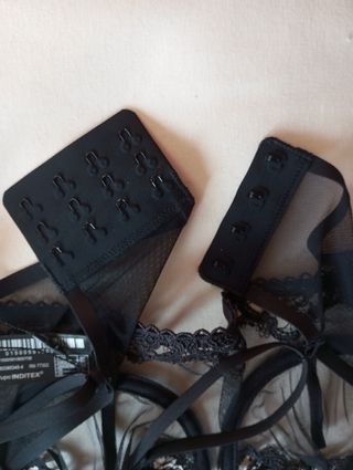 Sujetador negro encaje