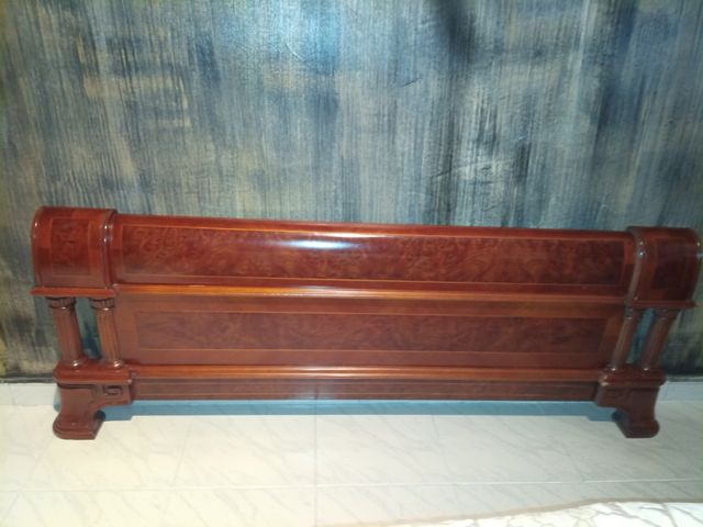 cama matrimonio madera maciza