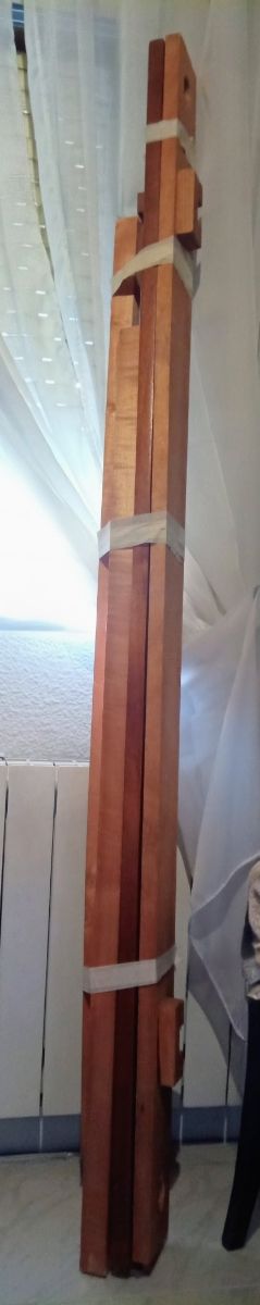 cama matrimonio madera maciza